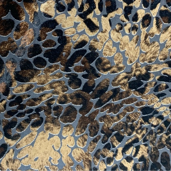 Karen Kane~Long Sleeve Animal Print Burn Out‎ Velour Knee Length Dress~Sz L - Picture 10 of 14